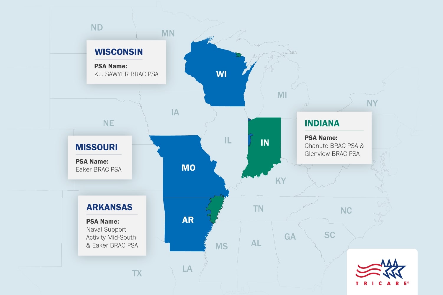 Image of Reminder: TRICARE Regions Are Changing Jan. 1, 2025.