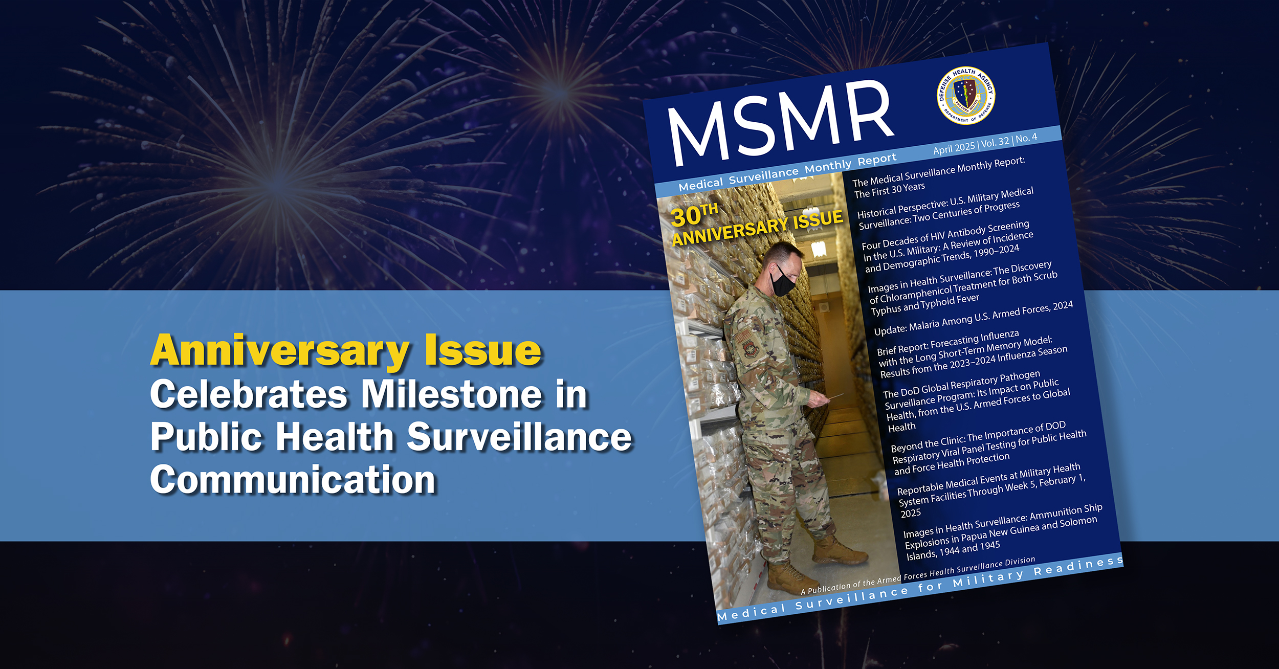 Image of MSMR 30th anniversary issue celebrates a milestone.