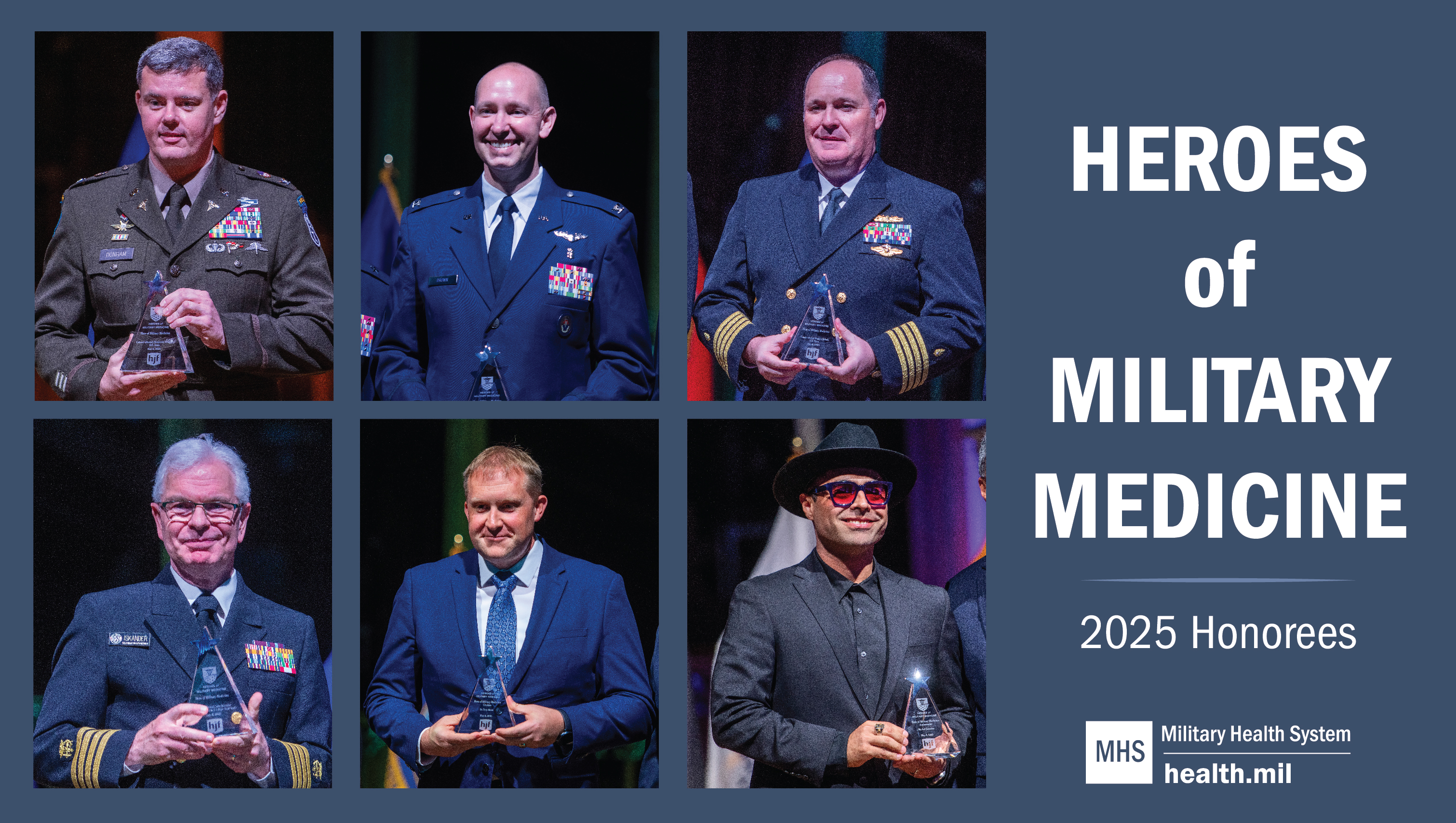Image of Military Medical Heroes Honored for Contributions to Warfighters.