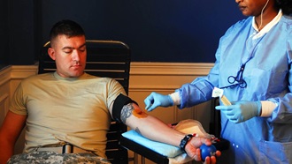 Link to Video: Armed Services Blood Program Thanks Their Donors