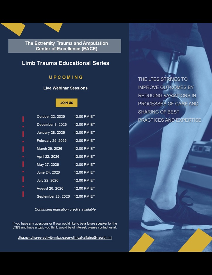 This flyer advertises the EACE LTES upcoming events for FY26.