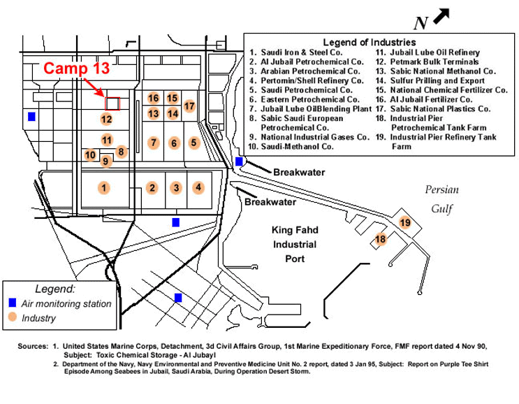 Camp 13 and surrounding industries