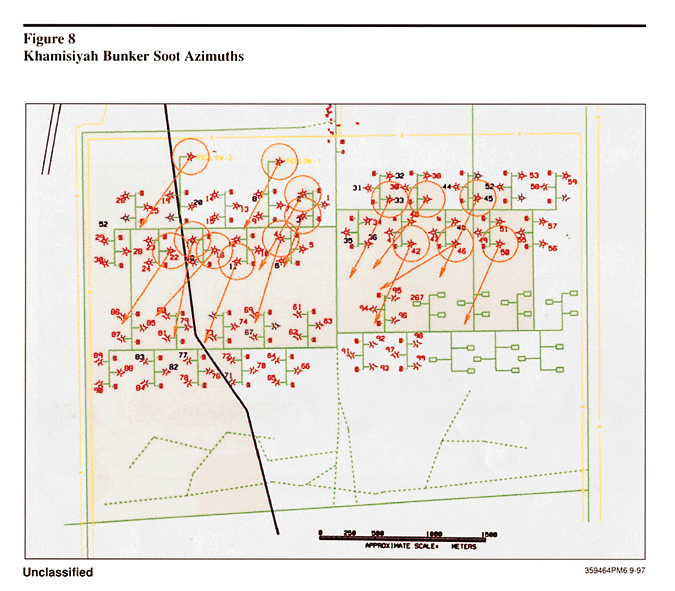 Figure 8: Khamisiyah Bunker Soot Azimuths