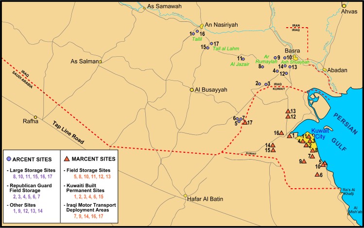 Figure 1. Suspected Chemical Sites