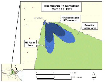 Figure 51. 2000 First noticeable effects and M8 alarm detection areas