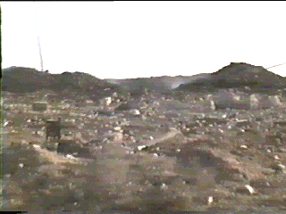 Figure 20.  Result of demolition test; picture from 37th Engineer Battalion videotape