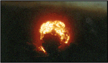 Figure 32.  April 2nd detonation at An Nasiriyah ASP SW; picture courtesy 2nd Armored Cavalry Regiment operations officer