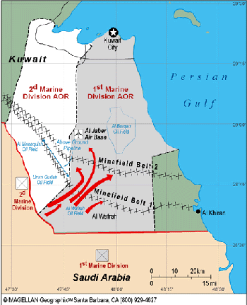 Figure 7. 1st Marine Division minefield breaching