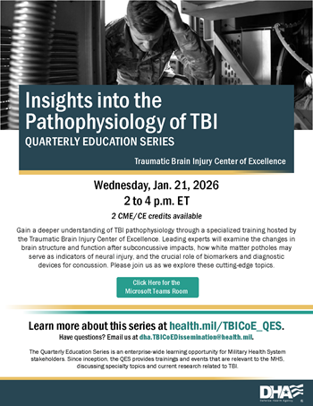 Thumbnail image of the downloadable flyer containing details of the rescheduled November 2025 Quarterly Education Series event, now occurring in January 2026.