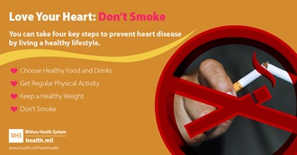 Link to Infographic: Love Your Heart Don't Smoke Graphic