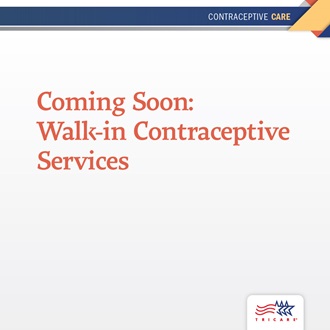 Link to Infographic: Coming Soon: Walk-in Contraceptive Services