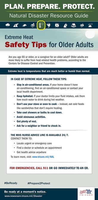 Link to Infographic: Infographic offers tips for older adults in situations of extreme heat