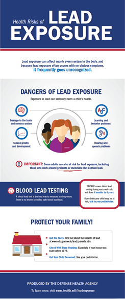 This infographic discusses the dangers of lead exposure and how to protect your family from it