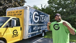 Mr. Kenton Ellis, Logistics Warehouse Superintendent, smiles for photo