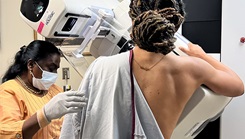 Military personnel in mammogram screening