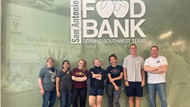 Fellowship volunteer day at San Antonio Foodbank. 