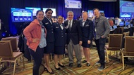 Fellows and faculty at the fellow-in-training challenge bowl.