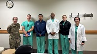 A group photo of some of the Cytopathology Fellowship Program Core Faculty, ready to teach fellows and residents. 