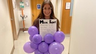 A clinical pharmacist dresses up as Staph aureus for Halloween.