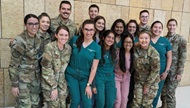 Incoming Neurology residents from SAUSHEC and UT Health San Antonio posing with course leaders for the Annual Neurology Bootcamp Course.  