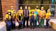 The Rheumatology clinic Halloween party, in our “Minions” themed costumes. 