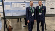 Sleep medicine fellows in front of their award-winning posters at the national SLEEP meeting in Indianapolis, IN.  