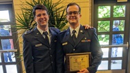 Sleep medicine fellow (recipient of the Commander’s Award) and proud Program Director on SAUSHEC Graduation Day. 