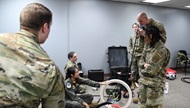 Airmen of the 354th Medical Group set up a portable decompression sickness chamber during a training exercise simulating an emergency for a patient requiring oxygen therapy, utilizing the hyperbaric stretcher both in place and on board the 168th Wing KC-135, May 3, 2024. The 354th Medical Group collaborated with the 168th Operations Group to train on the Emergency Evacuation Chamber portable decompression sickness chamber. Lt. Col. Pablo Medina, the 959th Medical Director of the Undersea and Hyperbaric Medicine Program, led the course, encompassing in-depth didactics and practical hands-on training. Participants gained comprehensive knowledge of the EEHS system, including the set-up, transport, and loading procedures. 