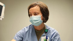 Nurse posing for a picture