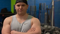 Air Force Master Sgt. Dalton Grainger posing for a picture