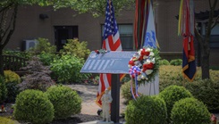 Eagle Warrior Memorial Garden ceremony