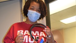 U.S. Navy Seaman Tabetha M. Sanders, audiology technician