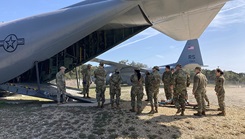 Soldiers and Airmen participate in a Joint Critical Care Field Training Exercise at Joint Base San Antonio – Camp Bullis, March 7, 2025