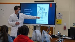 Miliitary personnel teaching a class