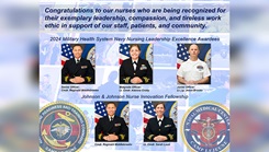 Naval Medical Center Camp Lejeune nurses won MHS Navy Nursing Leadership Excellence Awards at the 2025 Military Health System Conference