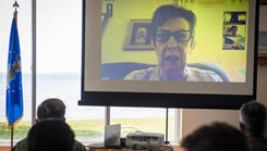 Medical Group personnel during a discussion panel