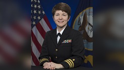 U.S. Navy Cmdr. Tracy R. Kraus head shot