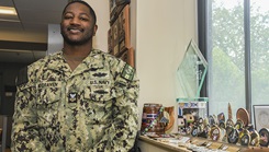 U.S. Navy Hospital Corpsman 1st Class Davonte McCraven