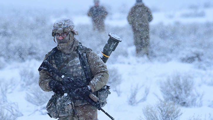 Image of Military Personnel training.