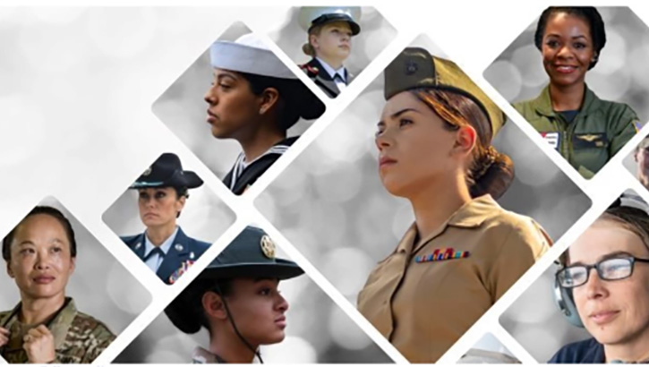 Image of Images of female service members.