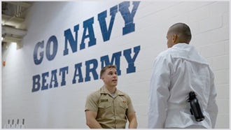 Link to Video: Military personnel talking