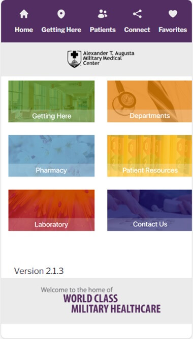 Alexander T. Augusta Military Medical Center App Screenshot