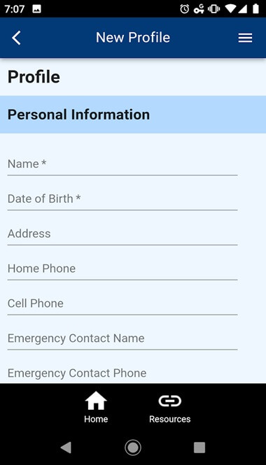 DHA Medcard App Screenshot