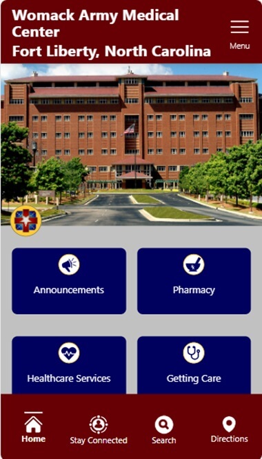 Womack App Screenshot